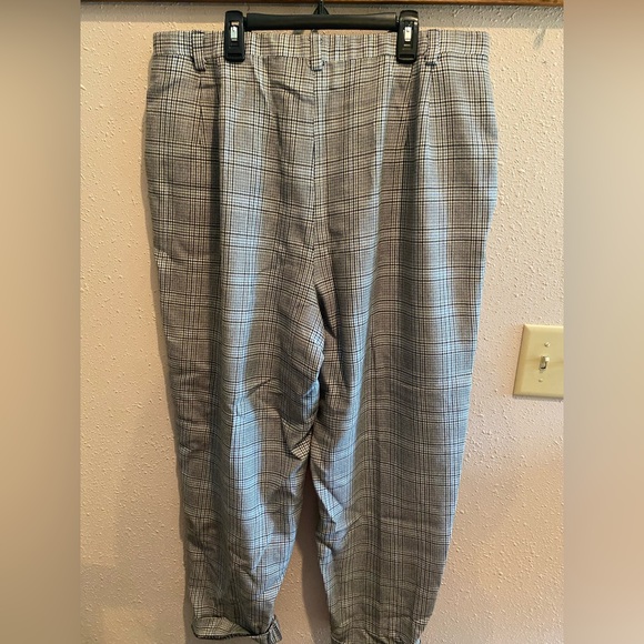 Vintage Plaid D.K. Gold Trousers - Picture 6 of 6